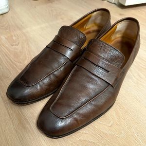 Suitsupply x Antonio Maurizi Brown Penny Loafer Size 45/12 (Gently Used)